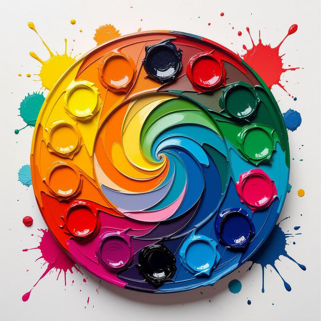 Paint Palette Drawings gallery