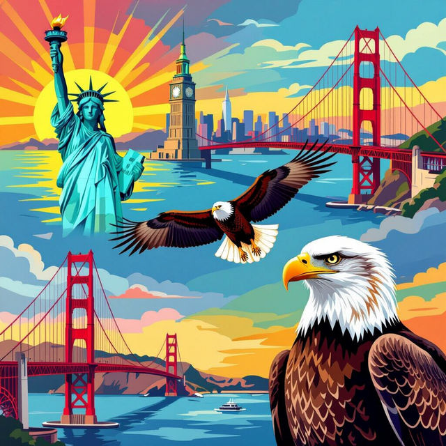 Iconic American Images - Created With AI gallery