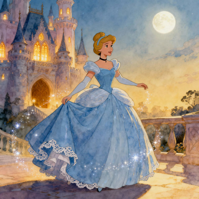 Cinderella Drawings - Made With AI gallery