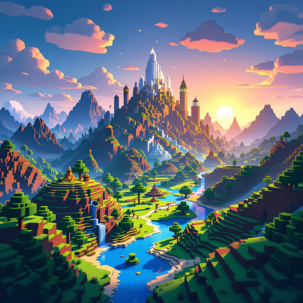 Cool Minecraft Wallpapers - AI Generated