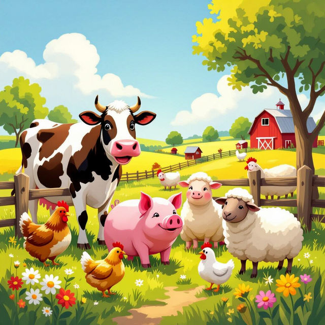 Farm Animals Pictures - Made With AI gallery