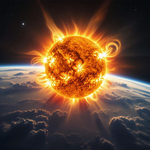 Pictures Of The Sun From Space gallery