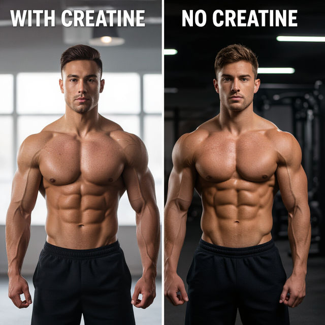 Creatine Vs No Creatine Pictures gallery