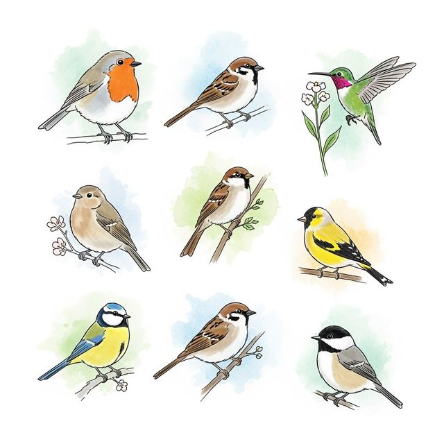 Easy Bird Drawing Gallery gallery