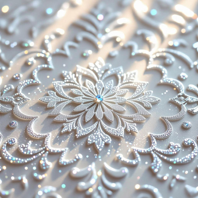 White Glitter Wallpaper gallery