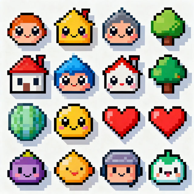 Cute Easy Pixel Art gallery