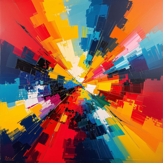 Large Abstract Art - AI Generated gallery