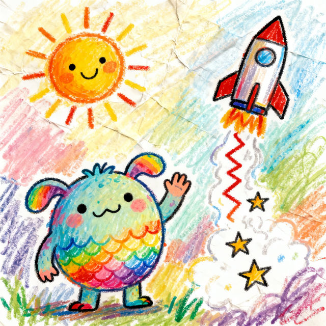 Childrens Drawings - Made With AI gallery