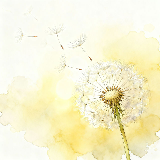 Drawing Dandelion - AI Art gallery