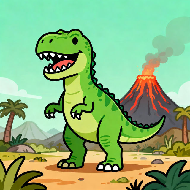 Easy Dinosaur Drawing gallery