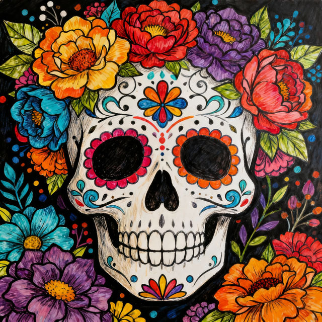 Drawing Sugar Skulls gallery