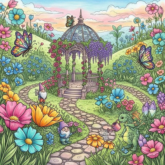 AI Garden Drawings Gallery gallery