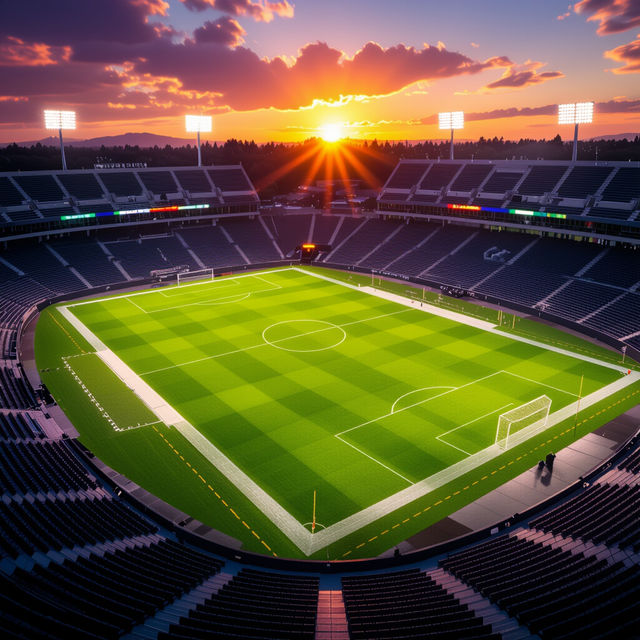 Football Field Images - Made With AI gallery