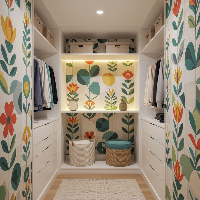 Wallpaper For Closet gallery