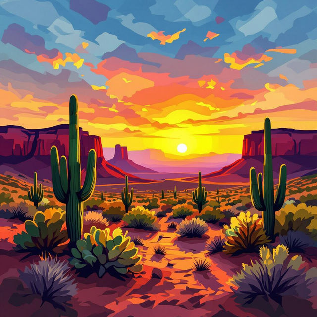 Southwest Wall Art - Made With AI gallery