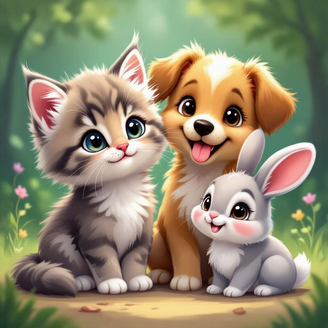 Cute Drawings of Animals gallery