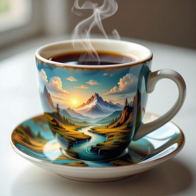 Picture Coffee Cup - AI Generated gallery