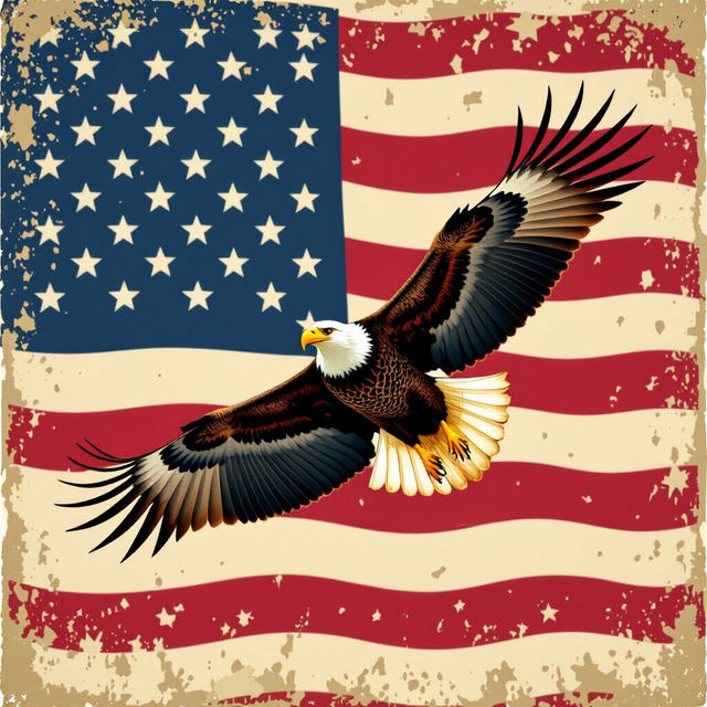 Patriotic Cool American Flag Eagle Wallpaper gallery