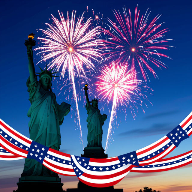 Fourth of July Art - Made With AI gallery