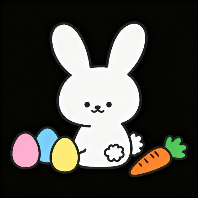 Easter Bunny Directed Drawing gallery