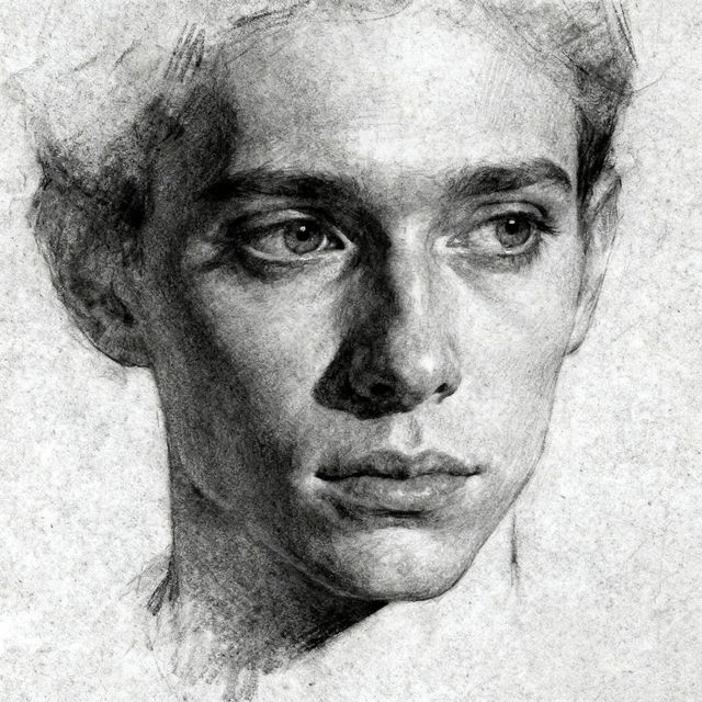 Human Face Sketches - AI Generated gallery