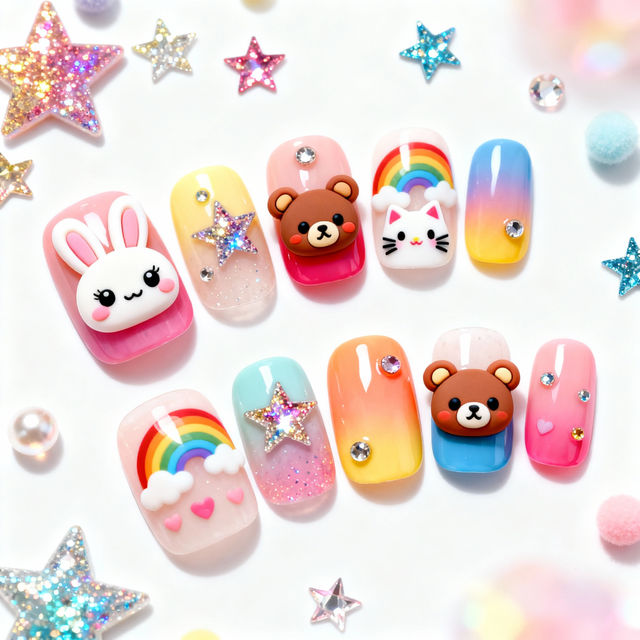 Kids Nail Art gallery