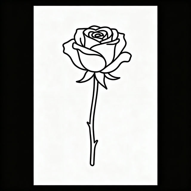 Easy Black and White Drawings - Made With AI gallery