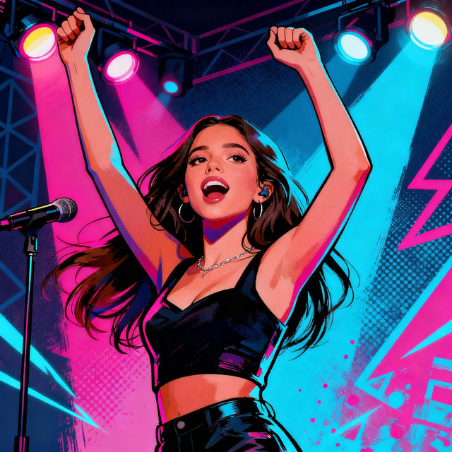 Olivia Rodrigo Drawings - Made With AI gallery