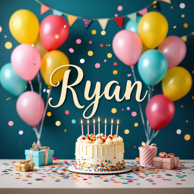 Happy Birthday Ryan Images - Made With AI gallery