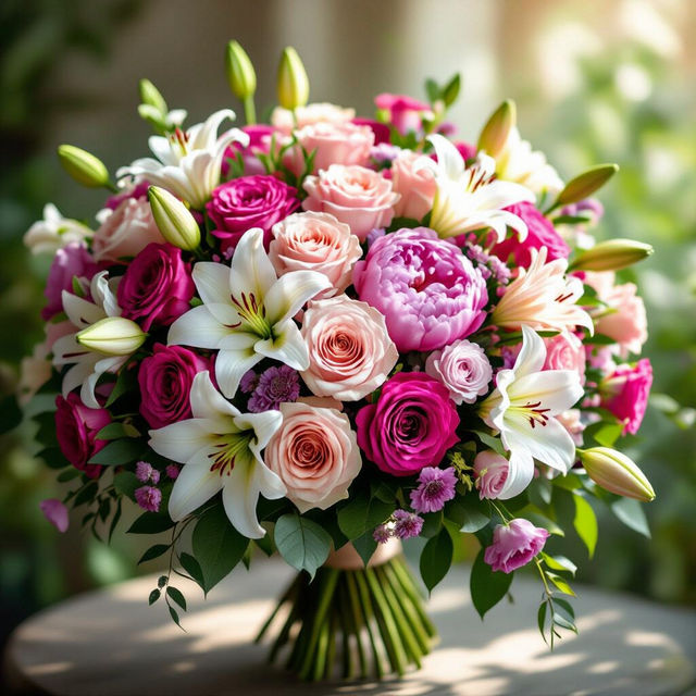 Flower Bouquet Images - Made With AI gallery