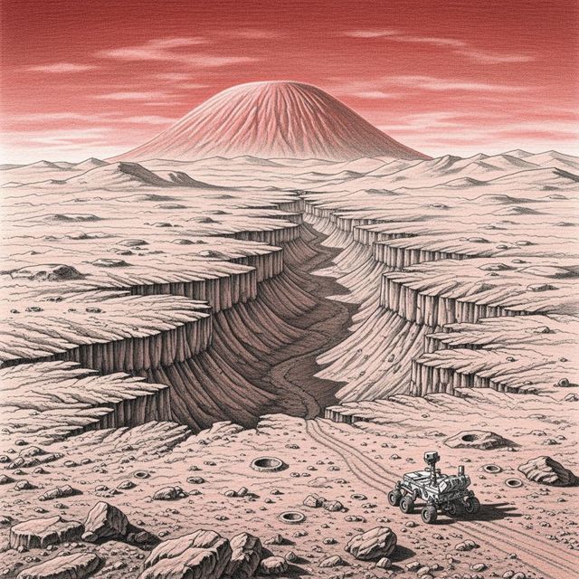 Explore AI-Generated Mars Drawings gallery