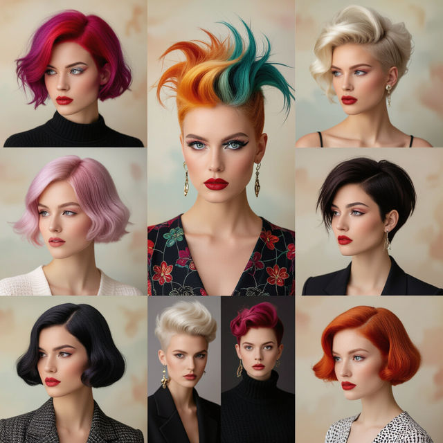 Hairstyles Pictures - Created with AI gallery