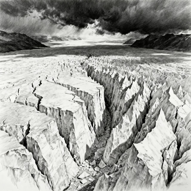 Glacier Drawings gallery