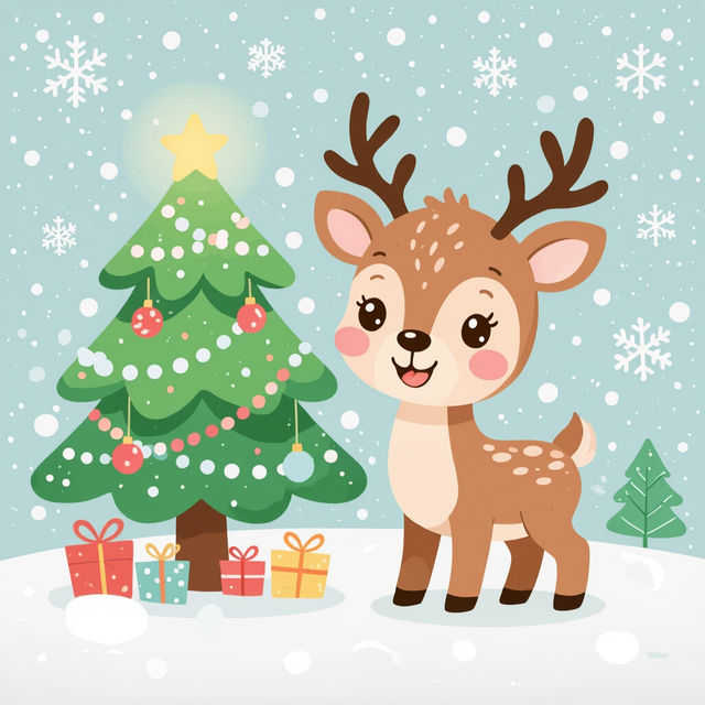 Kawaii Christmas Wallpapers gallery