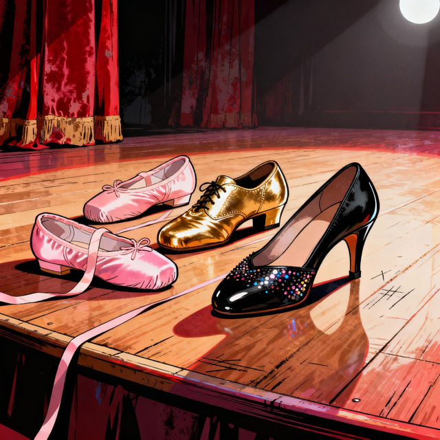Dance Shoes Drawings - AI Generated Art gallery