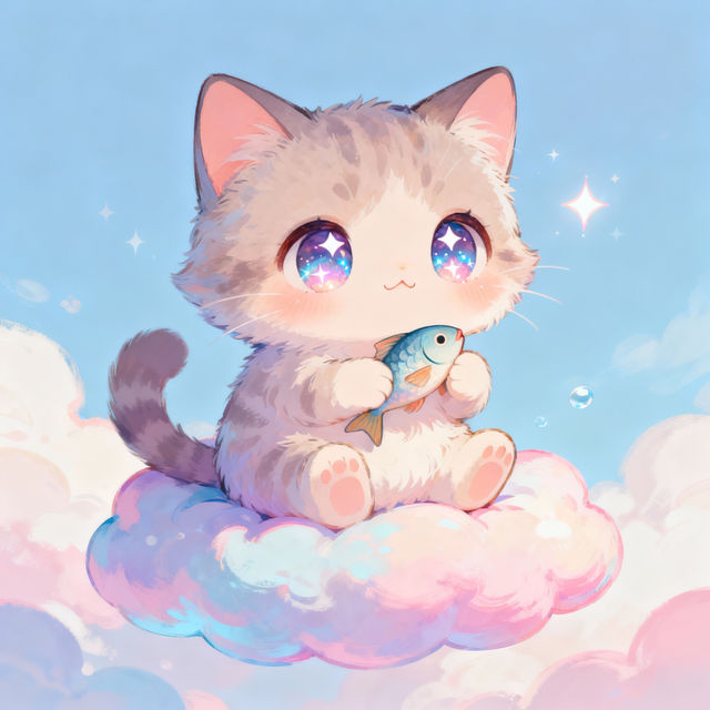 Cute Cat Drawing Kawaii gallery