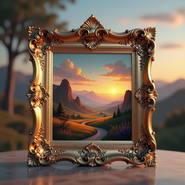 Wavy Picture Frames - AI Generated gallery