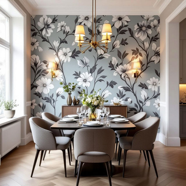 Wallpaper For Dining Room gallery