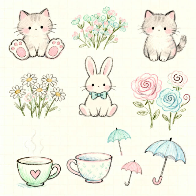 Cute Sketch Drawing Ideas gallery