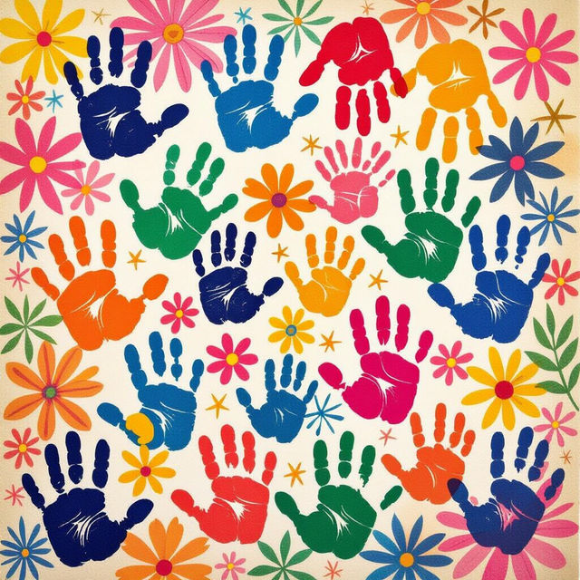 Hand Print Art Ideas gallery