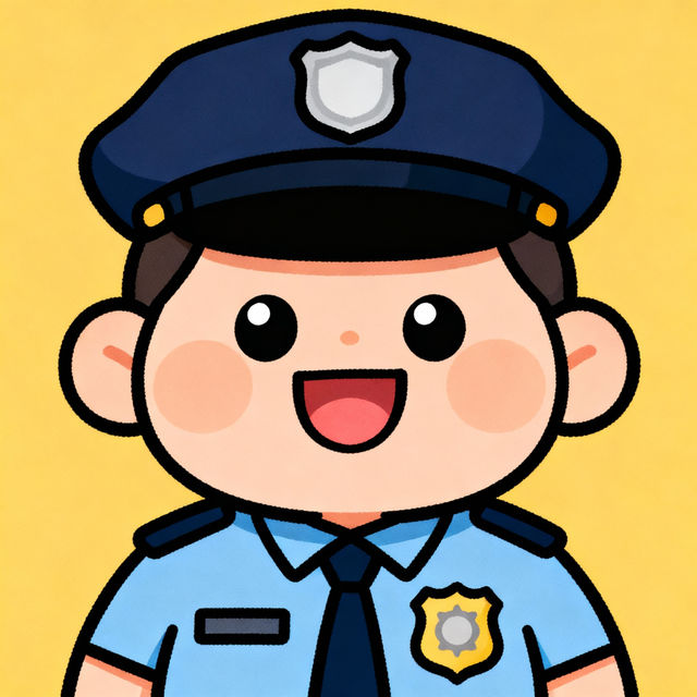 Easy Police Officer Drawings gallery