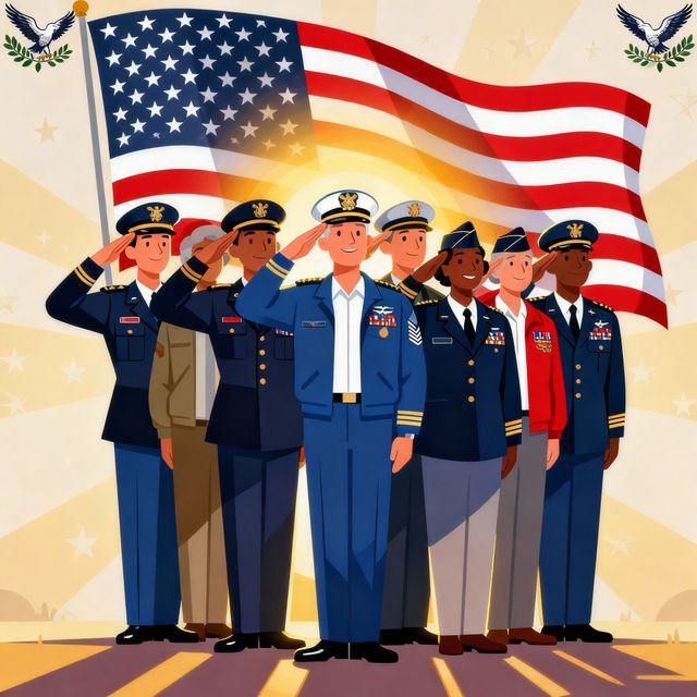 Veterans Day Clip Art - Free AI Creations gallery