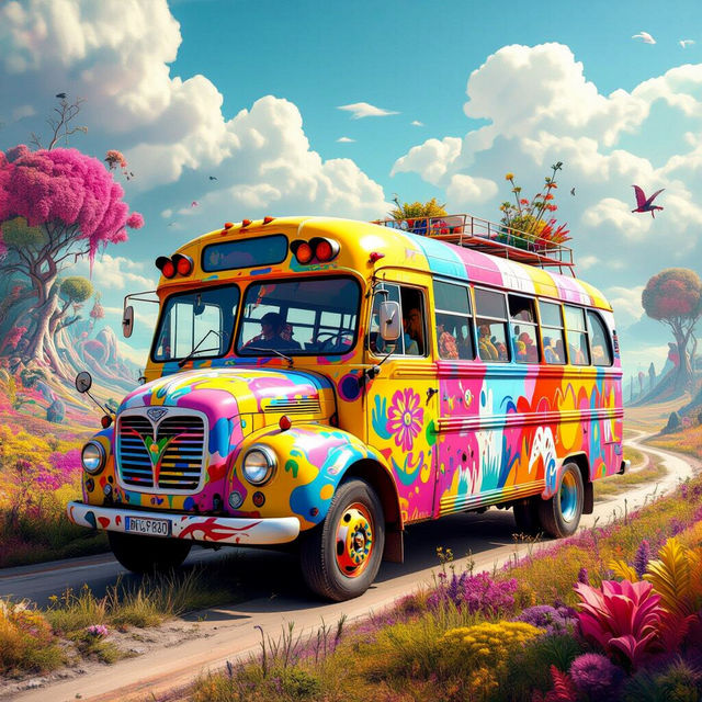 Art Bus - AI Generated gallery