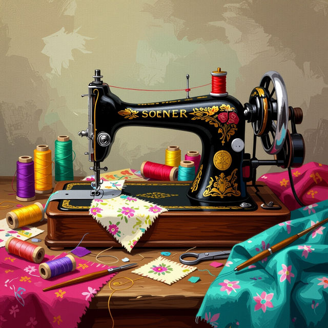 Sewing Pictures - Made With AI gallery