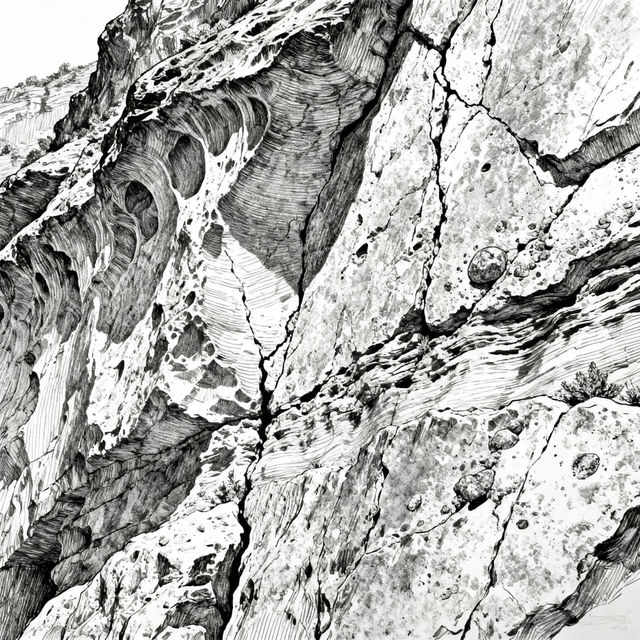 Rock Texture Drawings - AI Generated gallery