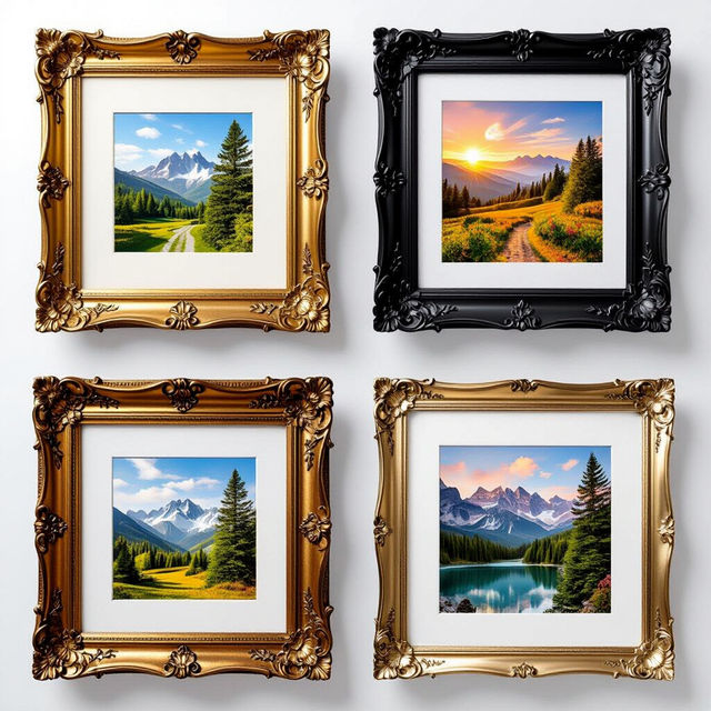 Customizable Picture Frames - Made With AI gallery