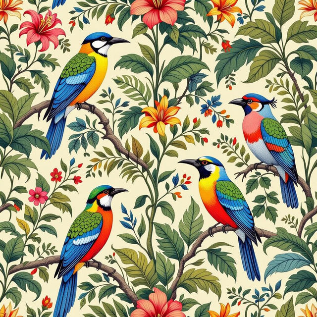 Bird Wallpaper Peel and Stick gallery
