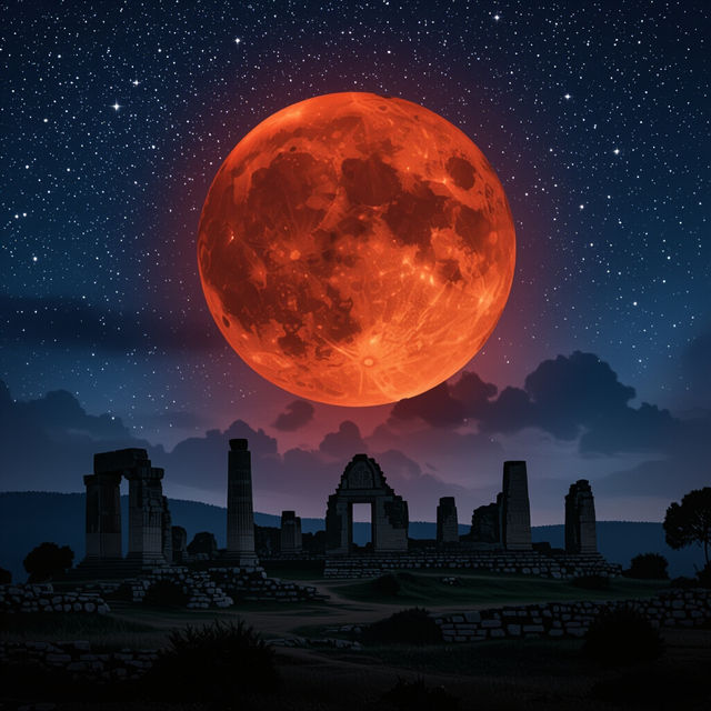 Pictures Of The Blood Moon gallery