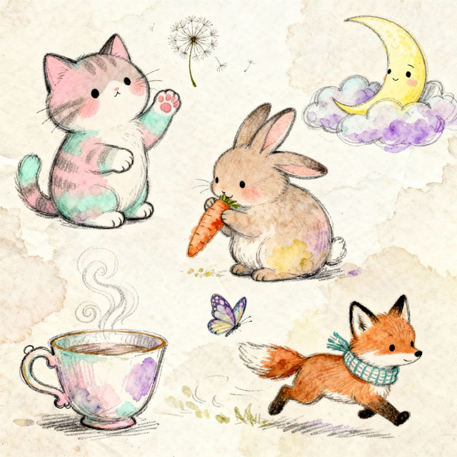 Little Drawings - Created with AI gallery