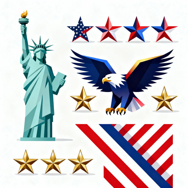 USA Clip Art - Made With AI gallery